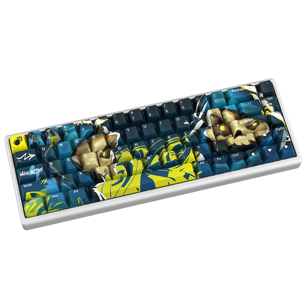 Arbiter Studio Polar 65 Keyboard Calabera Edition by Nacho Customz