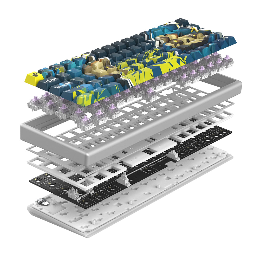 Arbiter Studio Polar 65 Keyboard Calabera Edition by Nacho Customz