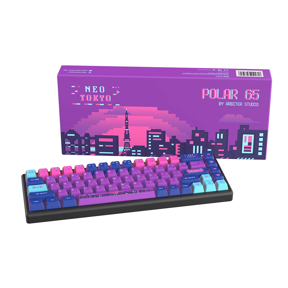 Arbiter Studio Polar 65 Keyboard Neo Tokyo / Black frame