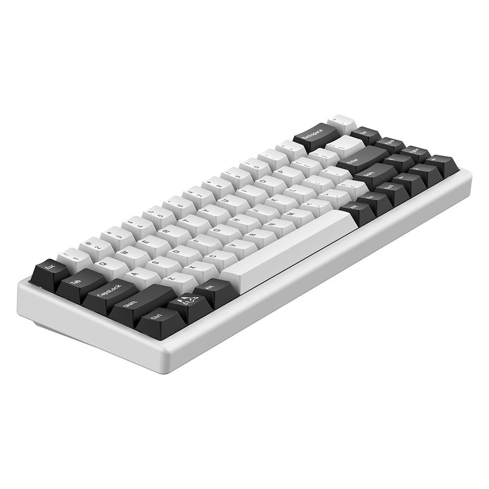 Arbiter Studio TENKO Polar 65 + HE Magnetic Gaming Keyboard White Panda