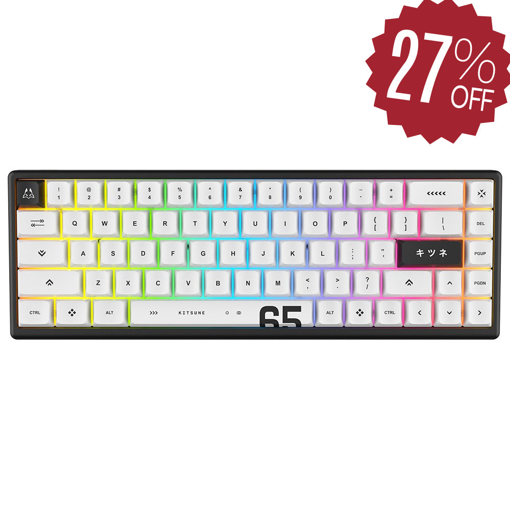 Arbiter Studio Polar 65 Pro Keyboard Kitsune Black frame