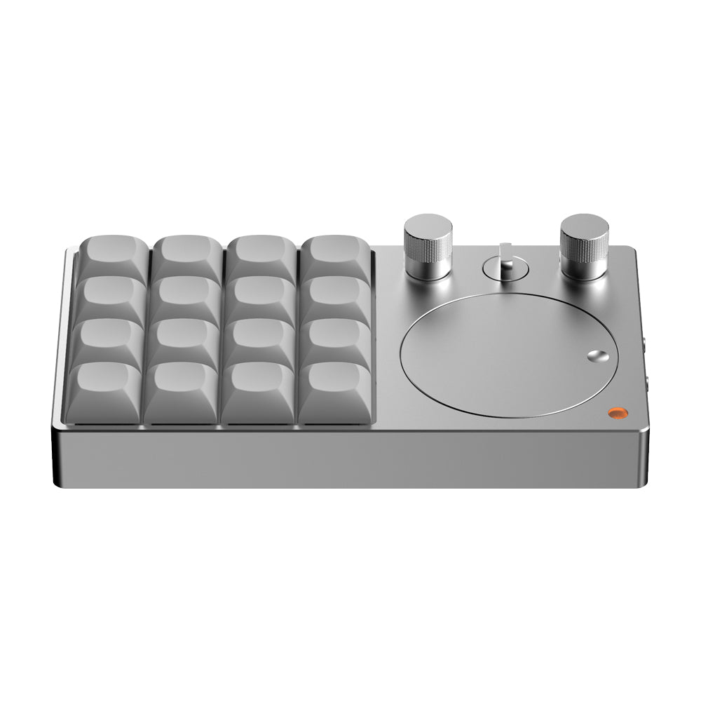 binepad BNK-16 シルバー 有線／無線テンキー Binepad(バインパッド) BNK-16 CNCマクロパッド キーボード 有線