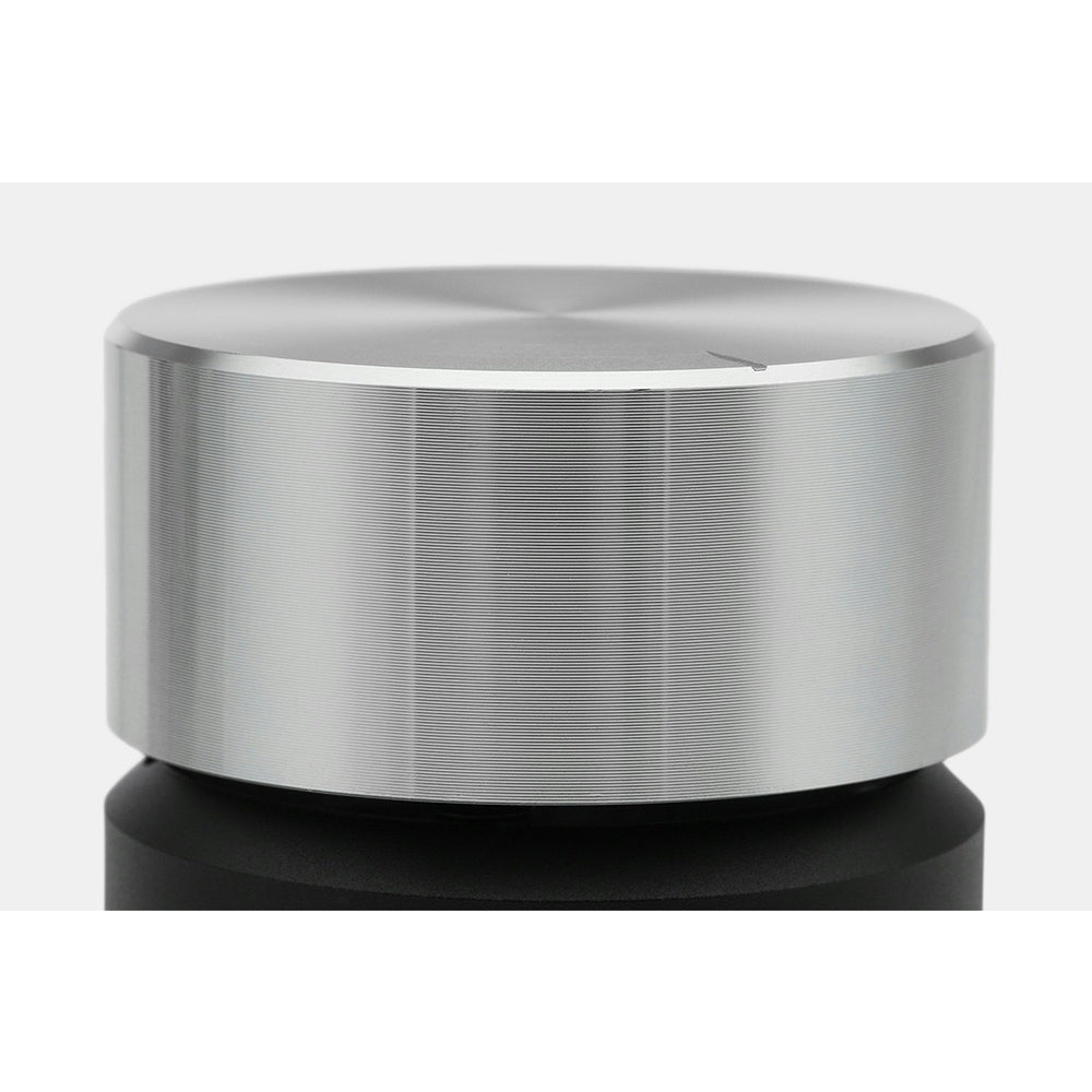 Binepad BNR1-V2 CNC Aluminum PC Knob Silver Knob Black Bottom