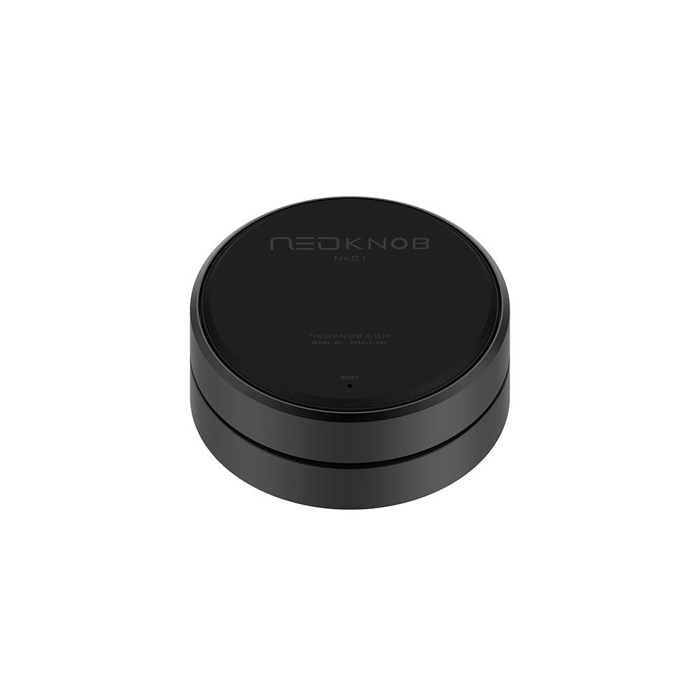 Binepad Neo Knob KN01 CNC Aluminum PC Knob Black Knob Black Bottom