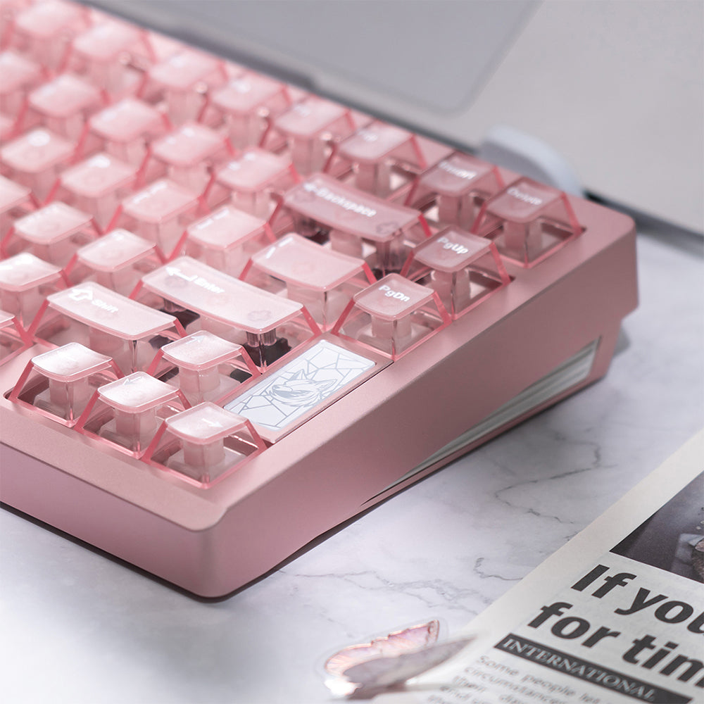 Chilkey Slice75 HE Keyboard Pink WS Flux Switch
