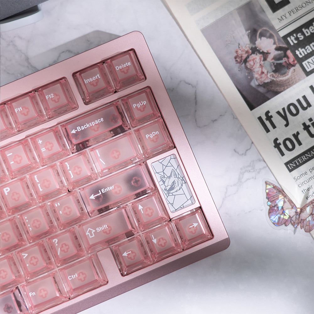 Chilkey Slice75 HE Keyboard Pink WS Flux Switch