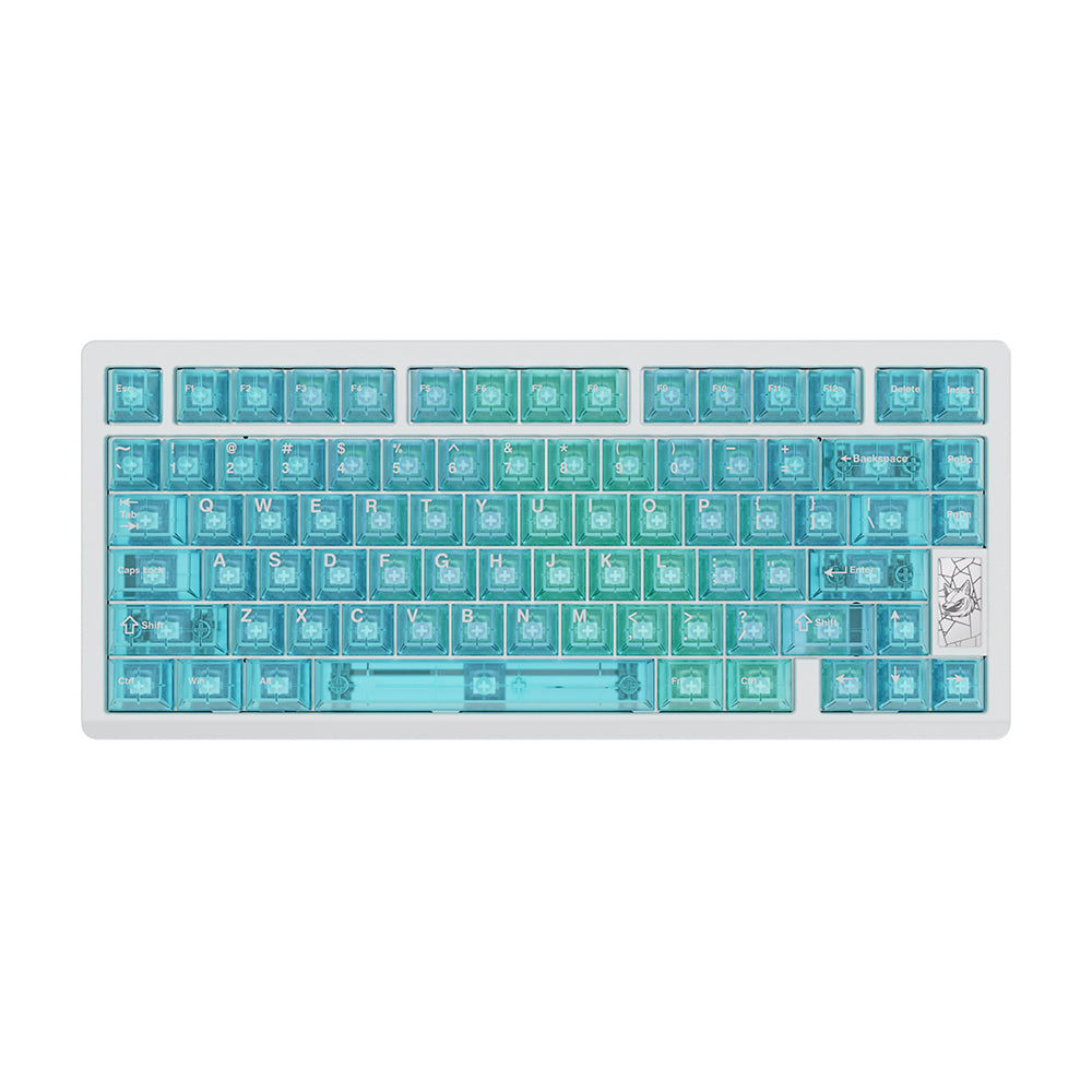 Chilkey Slice75 HE Keyboard White WS Flux Switch