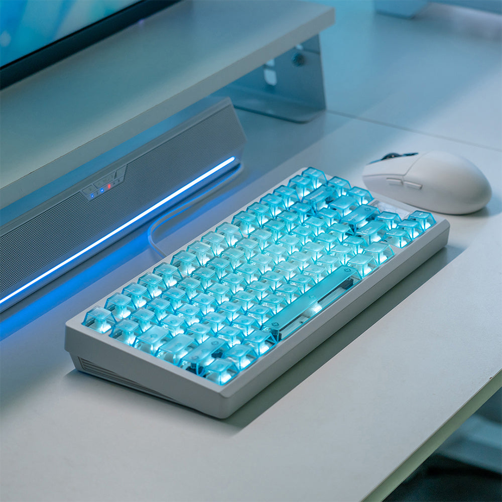 Chilkey Slice75 HE Keyboard White WS Flux Switch