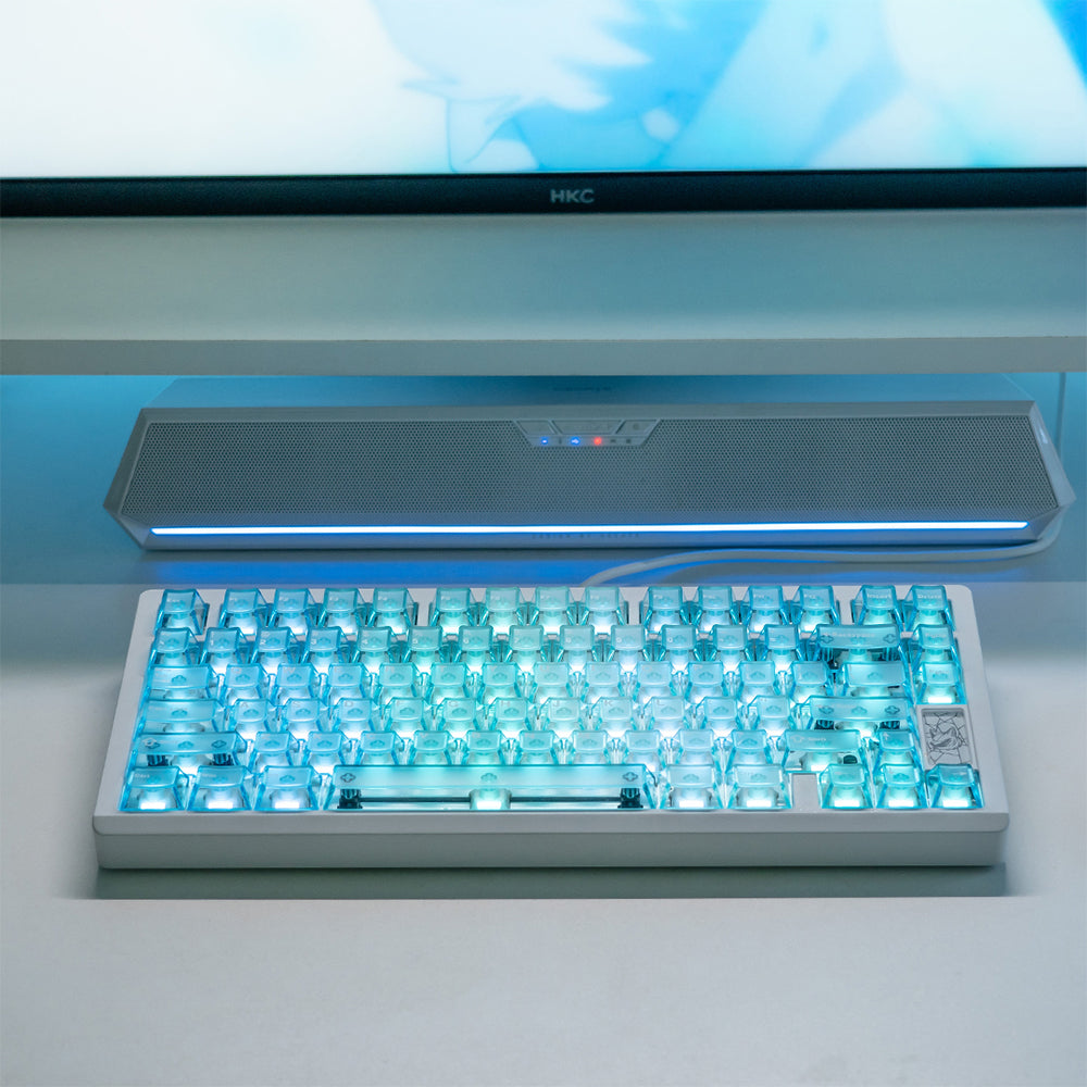 Chilkey Slice75 HE Keyboard White WS Flux Switch