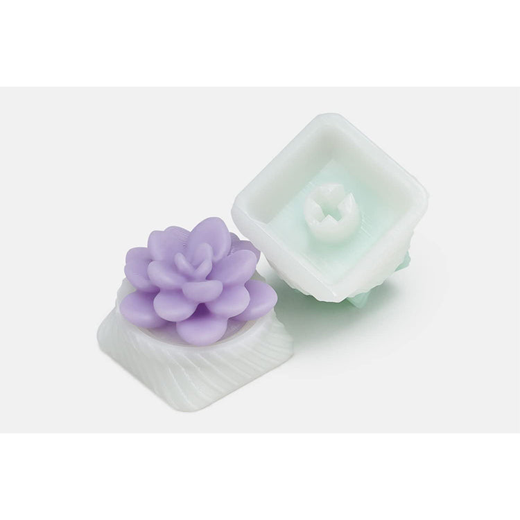Capsmiths Succulent Echeveria Artisan Keycap (Lavender)