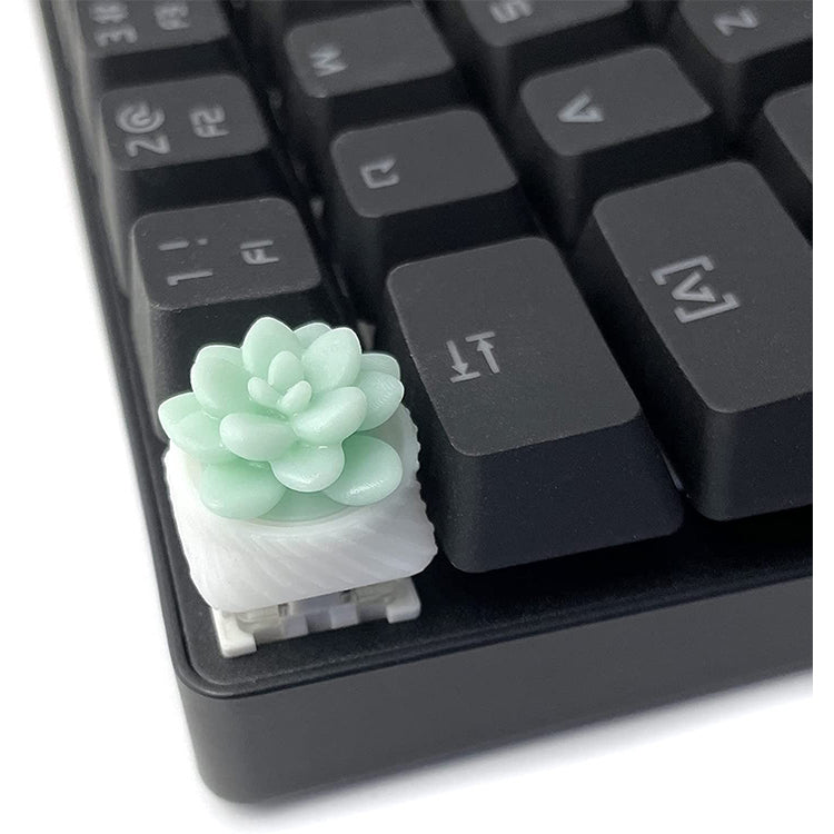 Capsmiths Succulent Echeveria Artisan Keycap (Sakura)