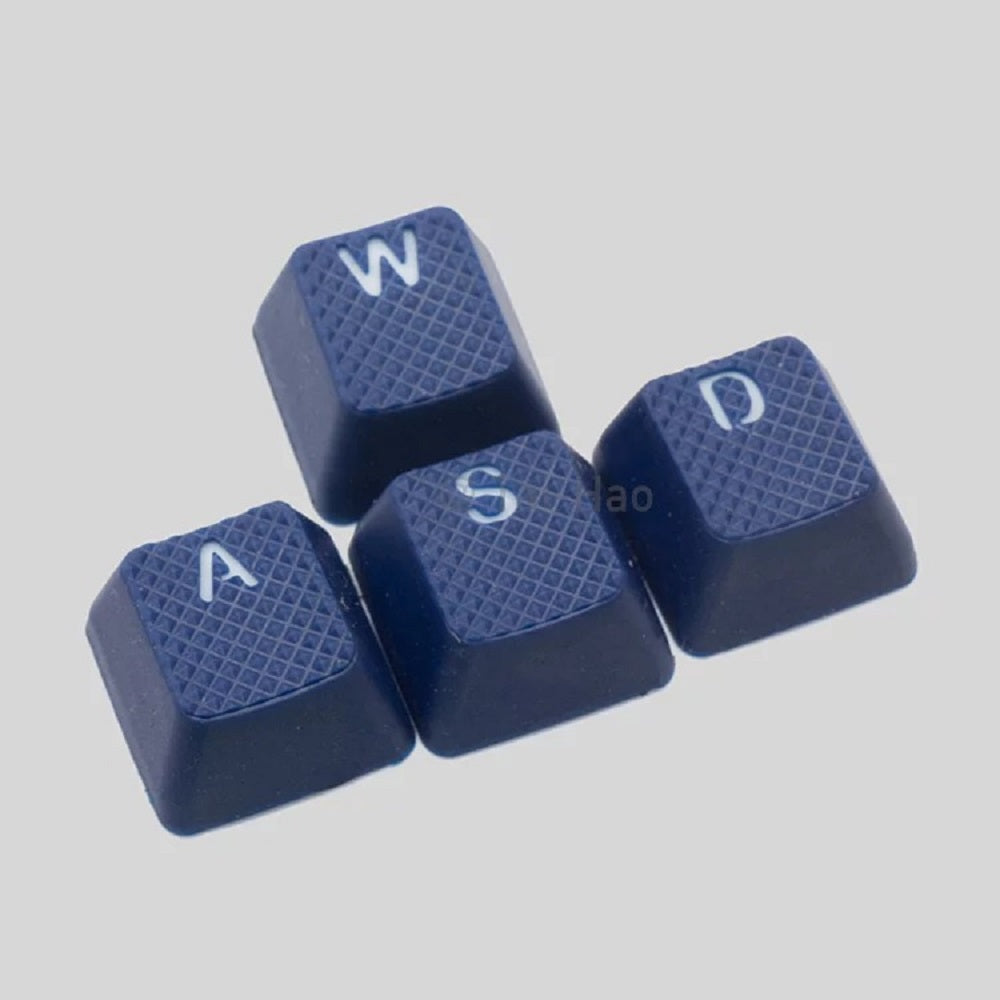 Tai-Hao Rubber Gaming Backlit Keycaps-18 keys/8 keys Dark Blue