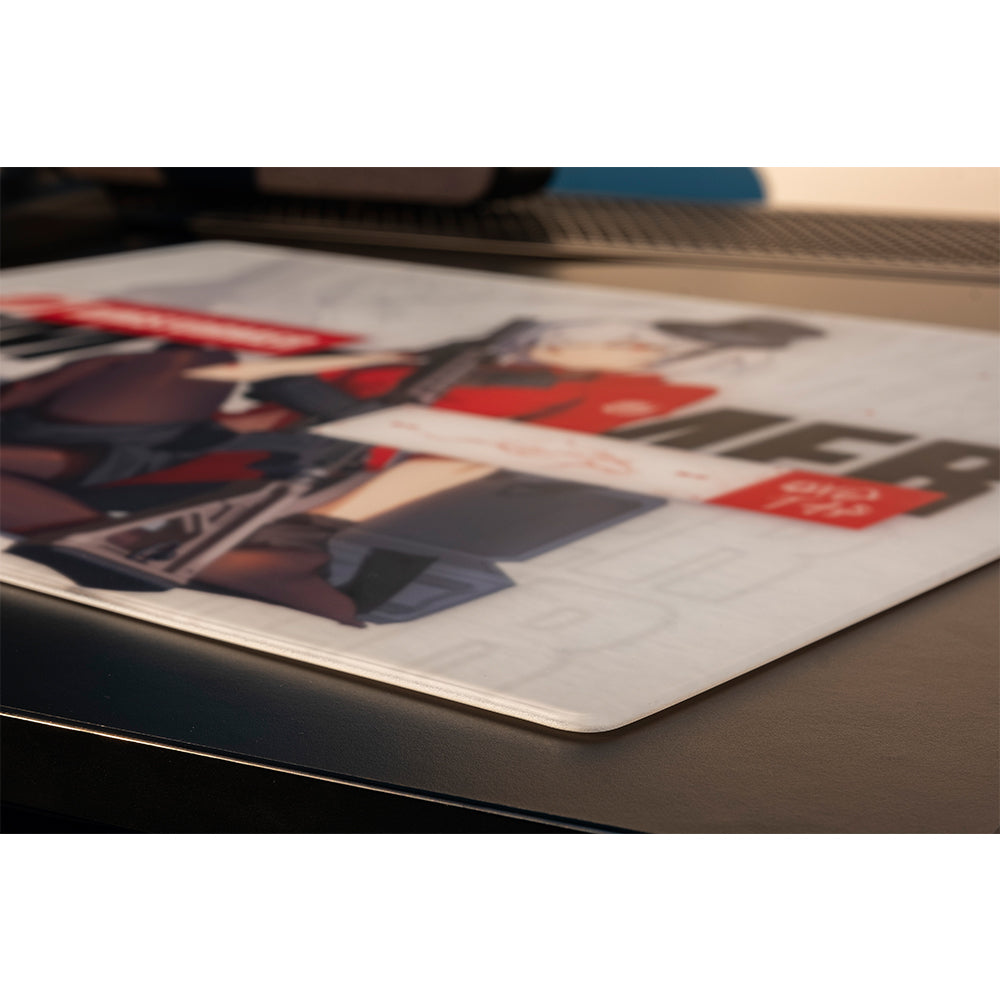 Dream Gamer Thunder Glass Mousepad AIMSTORMER Ash【他商品との同梱不可】