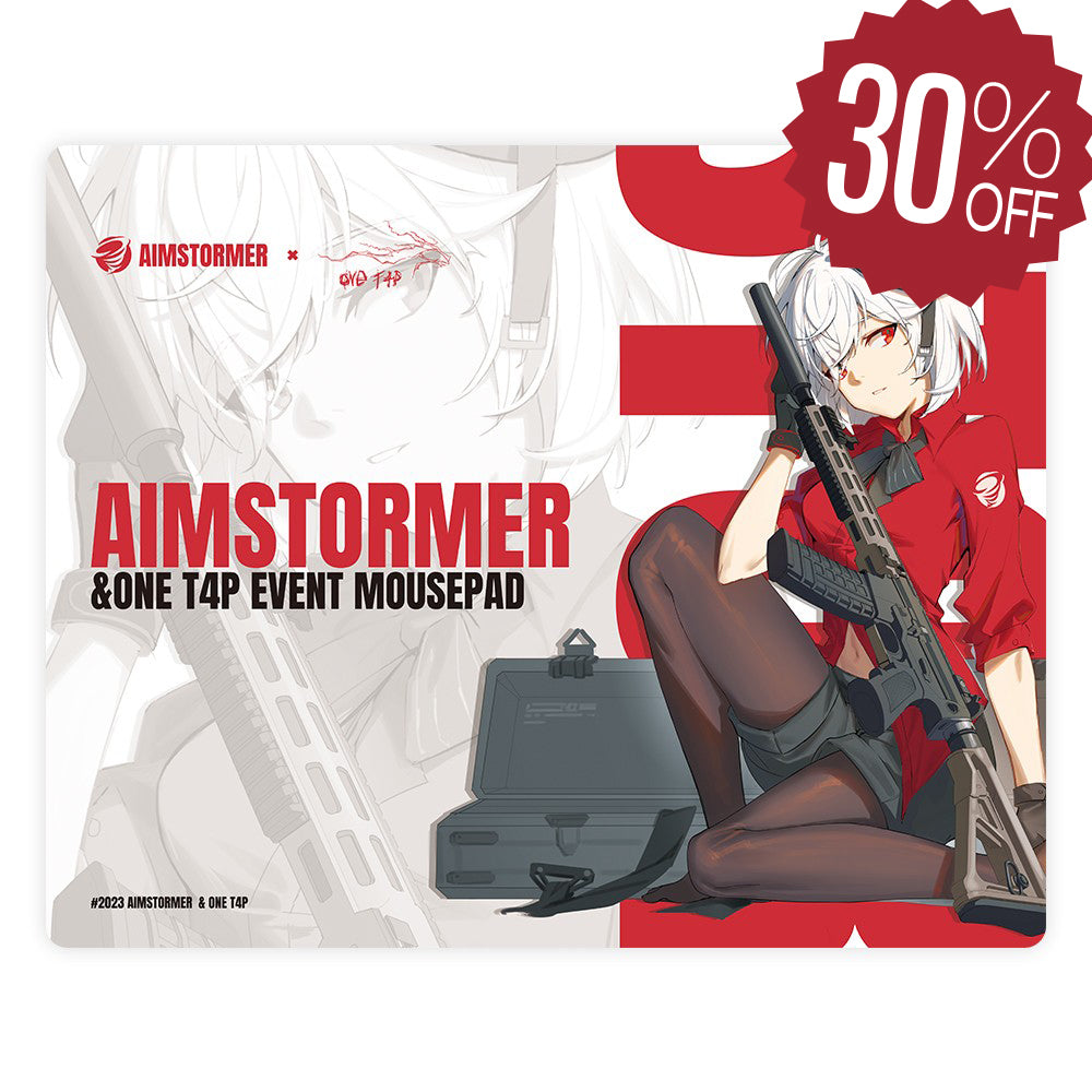 Dream Gamer Thunder Glass Mousepad AIMSTORMER OneT4p【他商品との同梱不可】