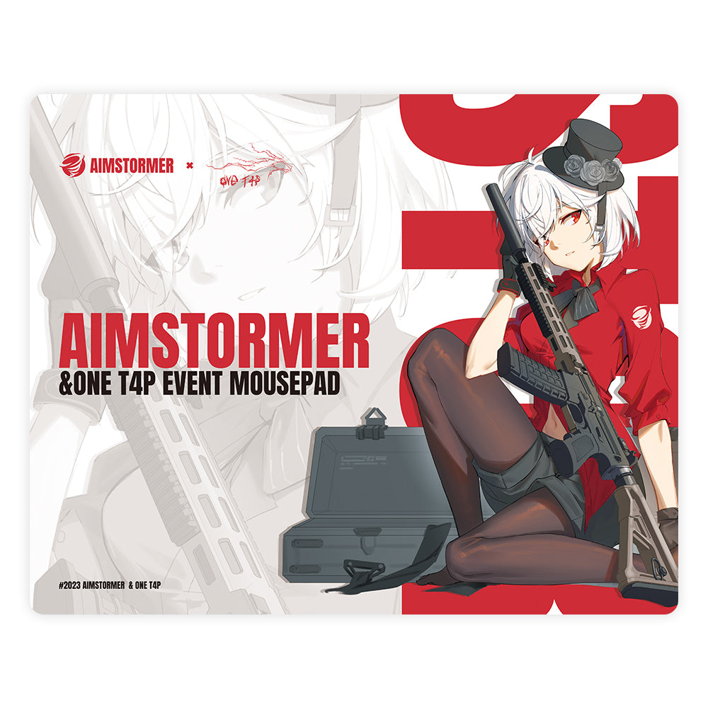 Dream Gamer Thunder Glass Mousepad AIMSTORMER OneT4p【他商品との同梱不可】