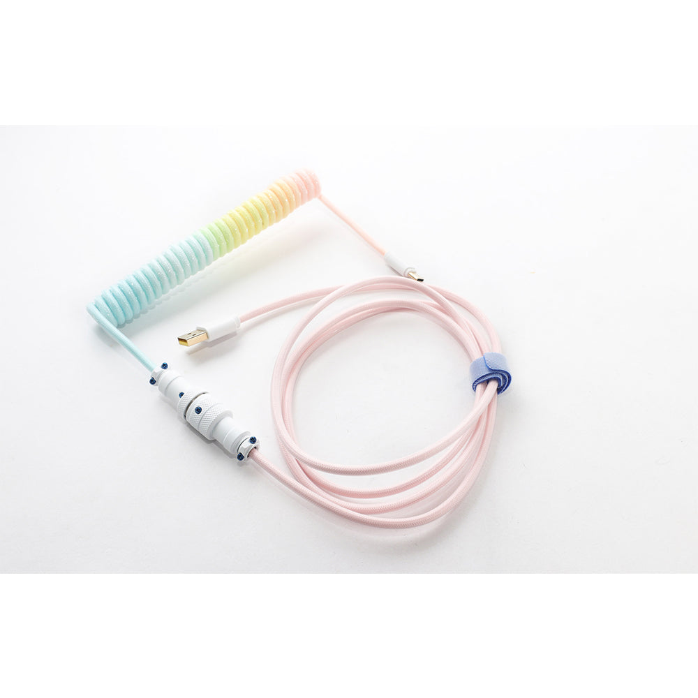Ducky Coiled Cable Cotton Candy
