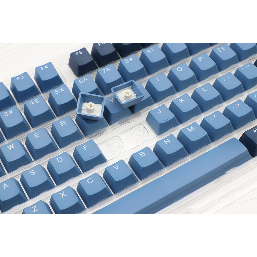 Ducky Good in Blue keycaps