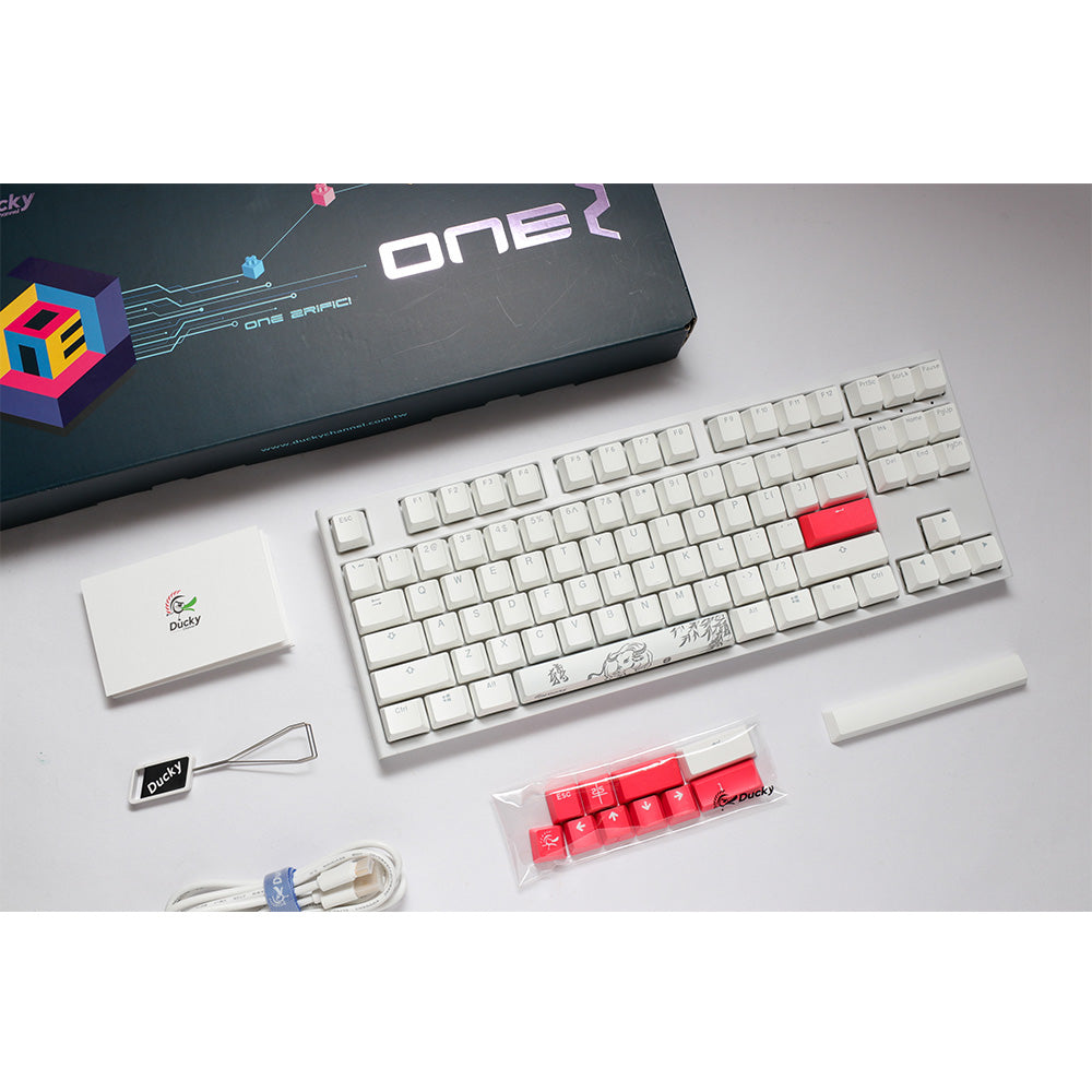 Ducky One 2 Pure White RGB TKL 80% version