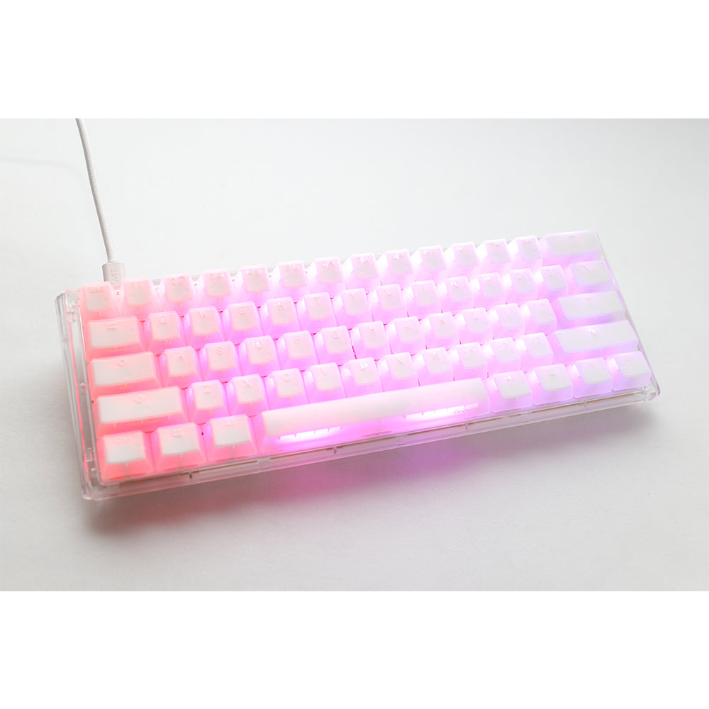 Ducky One 3 Mini 60% keyboard Aura Edition Aura White