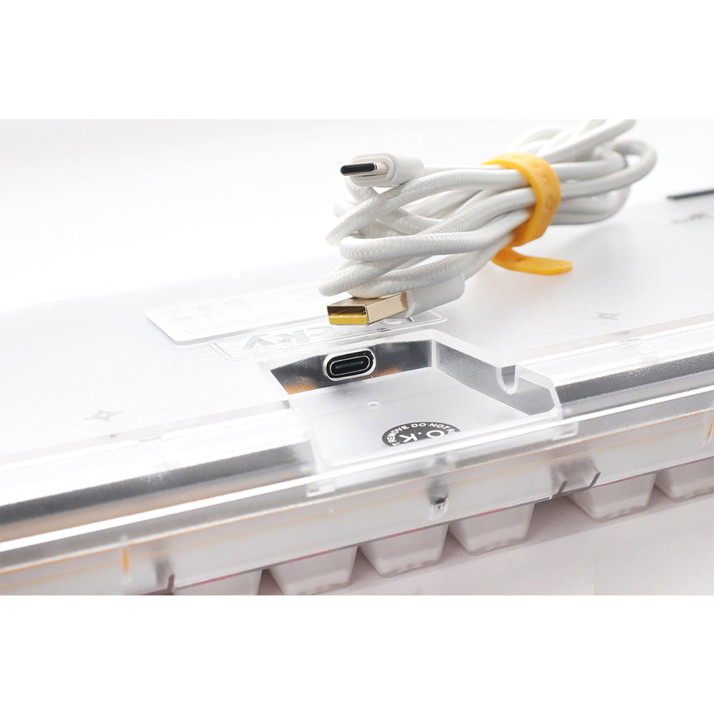 Ducky One 3 TKL 80% keyboard Aura Edition Aura White