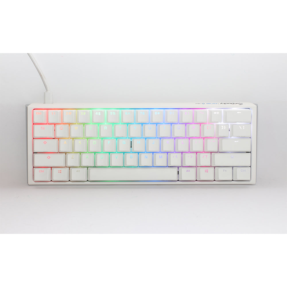 Ducky One 3 Mini 60% keyboard Classic Pure White