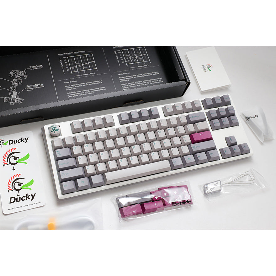 Ducky One 3 TKL size 80% keyboard Mist