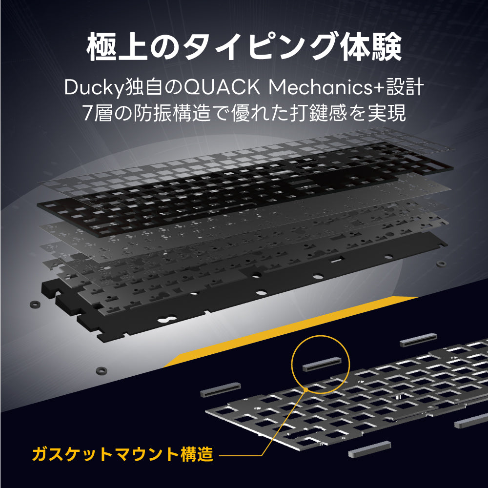 Ducky One X Mini Wireless 60% Rapid Trigger Analog Inductive Keyboard White