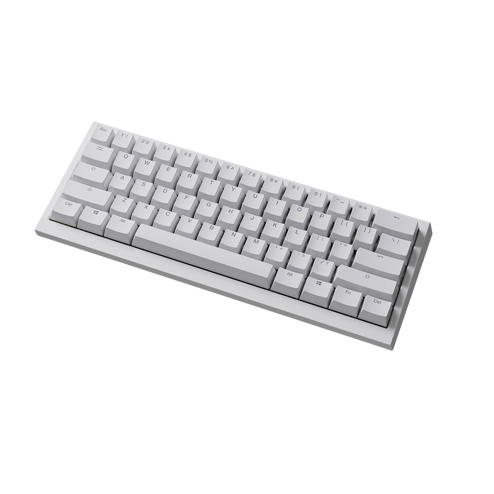 Ducky One X Mini Wireless 60% Rapid Trigger Analog Inductive Keyboard White