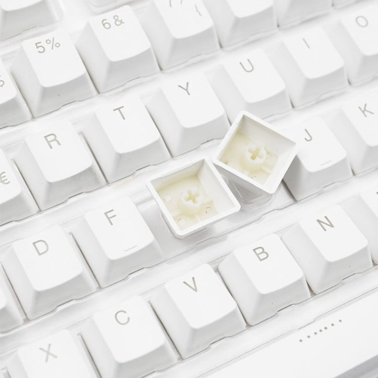 Ducky PBT Doubleshot 108-Key Keycap Set White