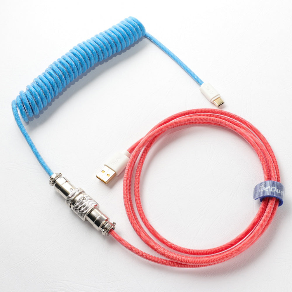 Ducky Premicord Custom Coiled USB Cable Bon Voyage