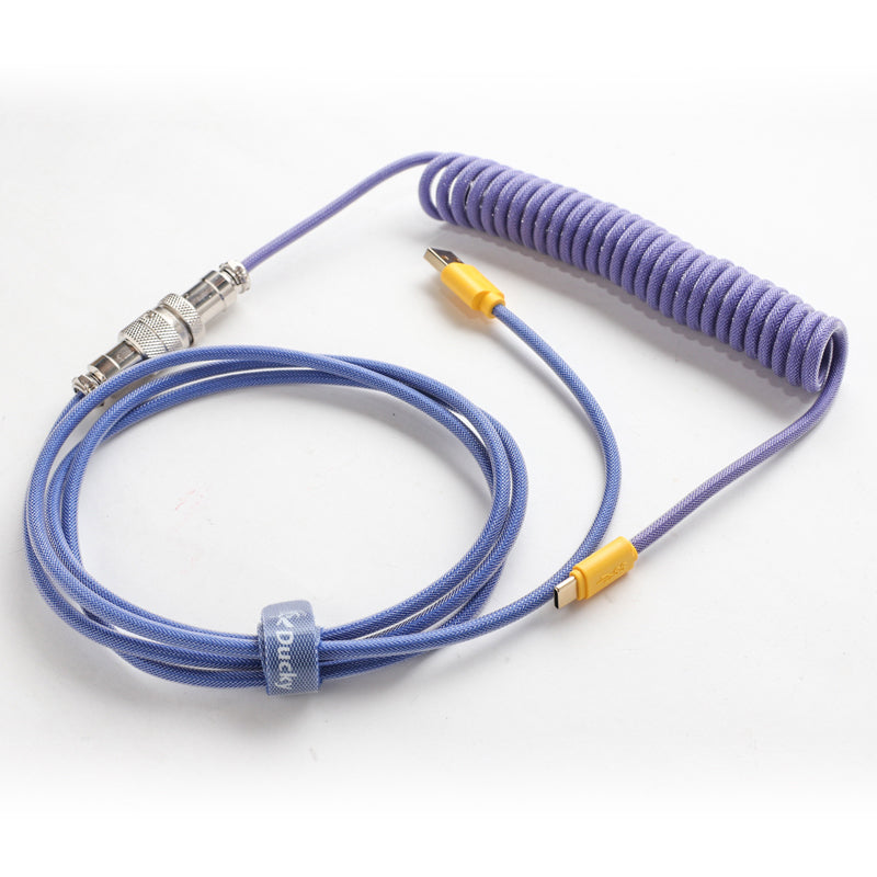Ducky Premicord Custom Coiled USB Cable Horizon