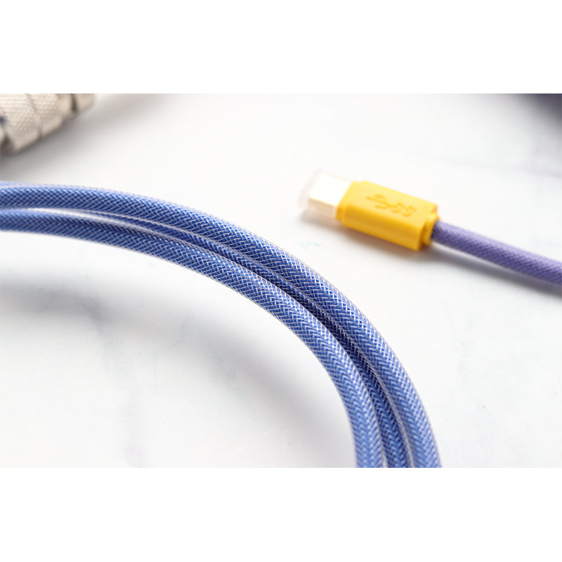 Ducky Premicord Custom Coiled USB Cable Horizon