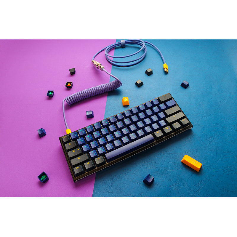 Ducky Premicord Custom Coiled USB Cable Horizon