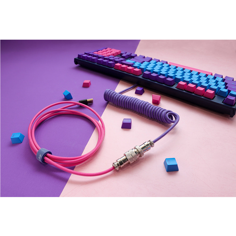 Ducky Premicord Custom Coiled USB Cable Joker
