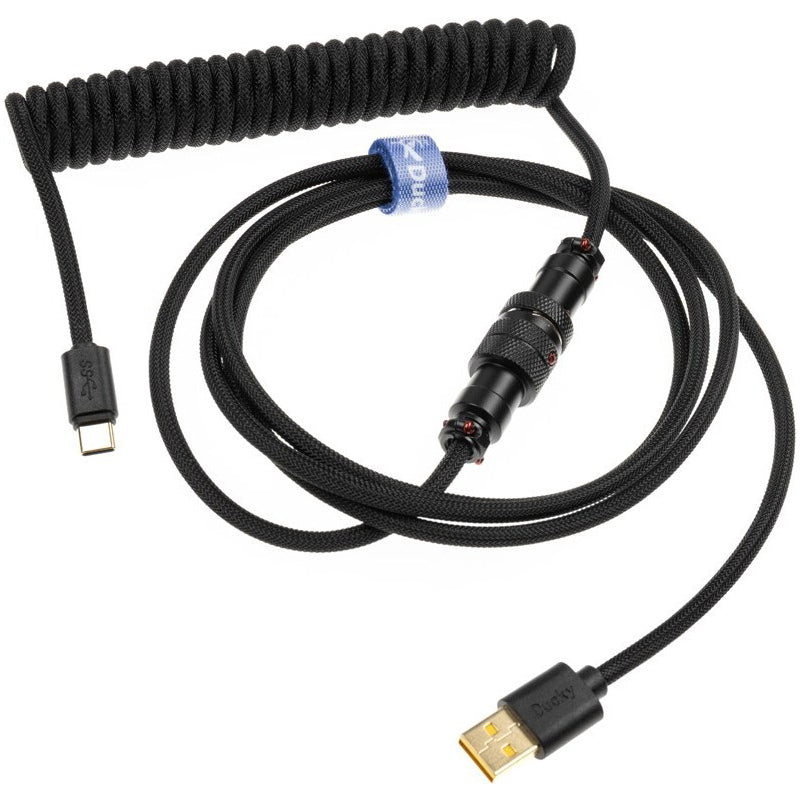 Ducky Coiled Cable Phantom Black