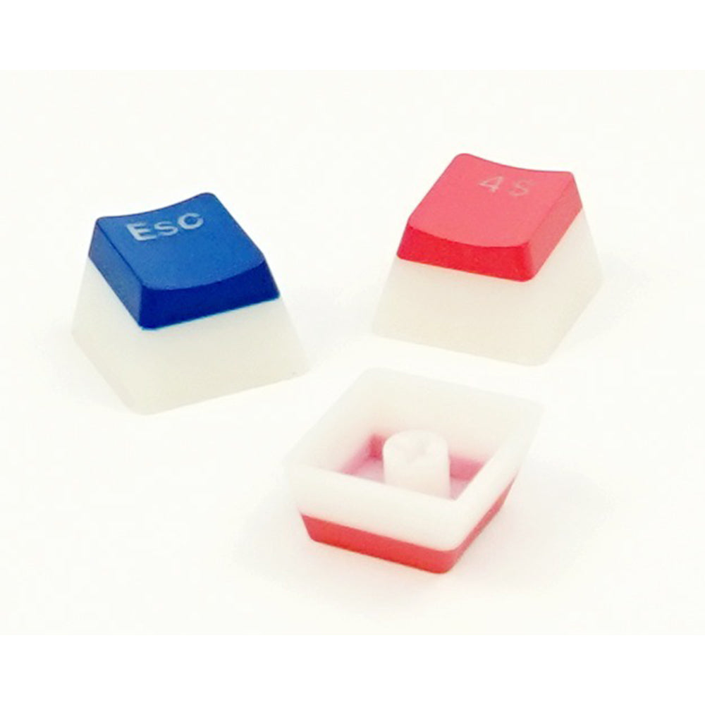 Seamless Legend Pudding Keycap Set Classic Blue Alpha Keycaps
