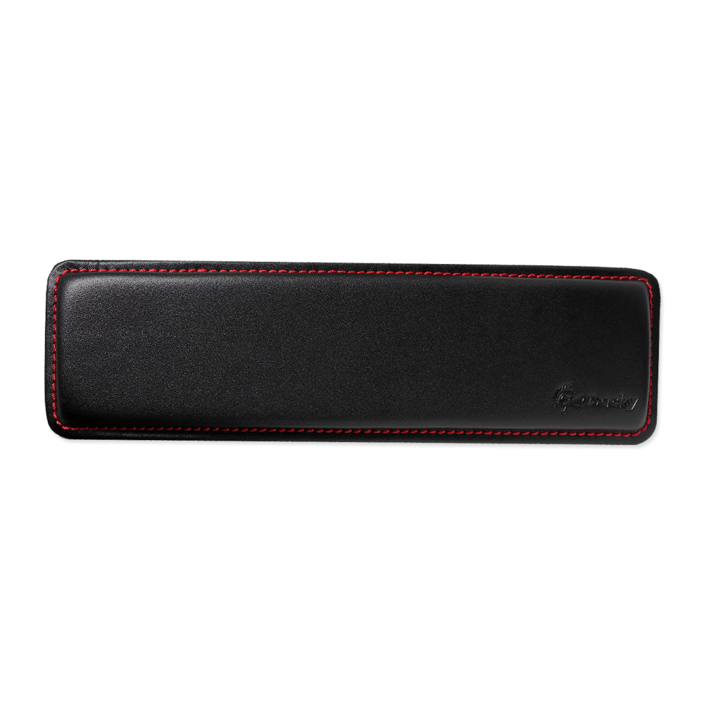 Ducky Mini Leather Wrist Rest with Red Stitching