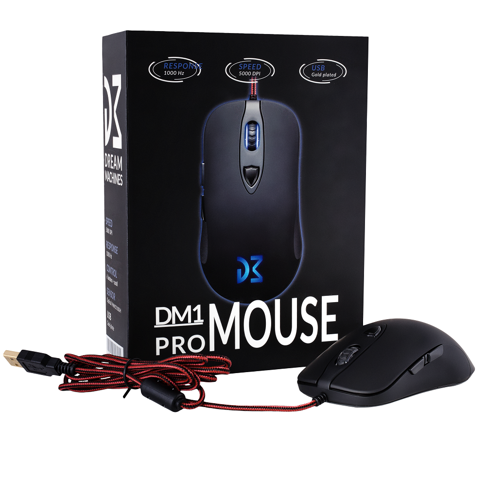 DM1 PRO OPTICAL GAMING MOUSE (PMW3310DH)