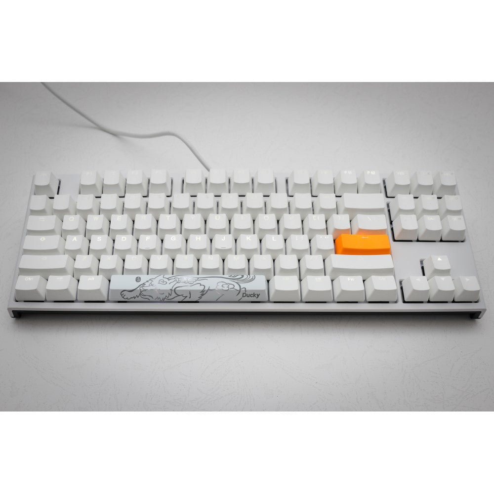 Ducky One 2 White LED TKL 80% version