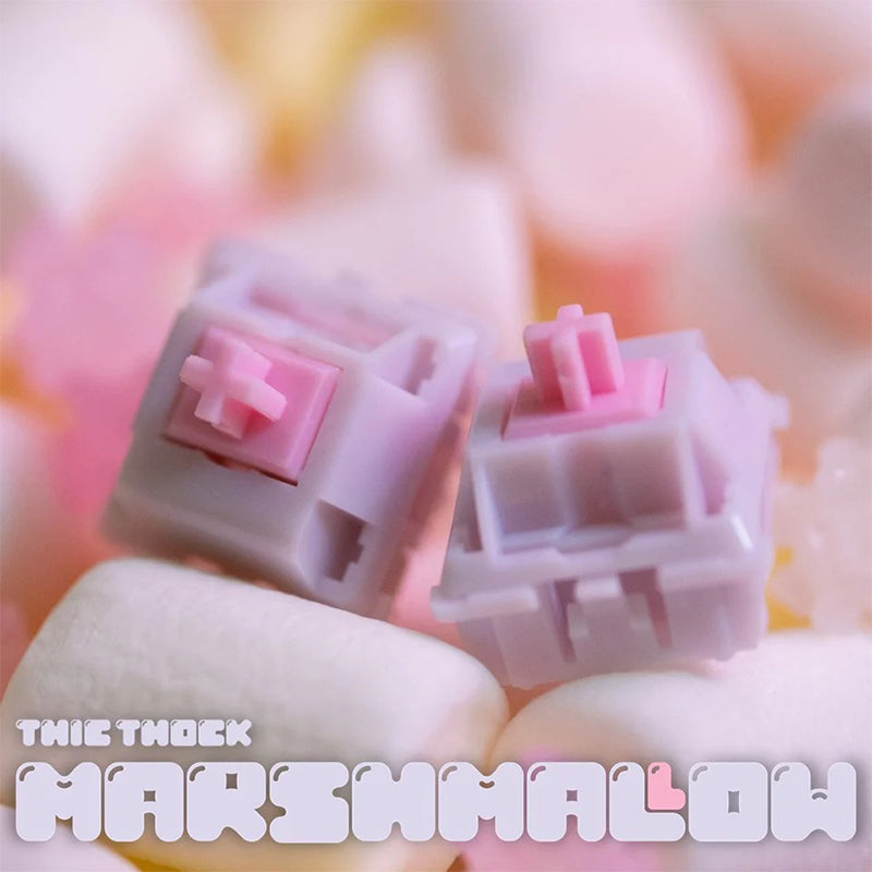 Thic Thock Marshmallow switches 10 pieces