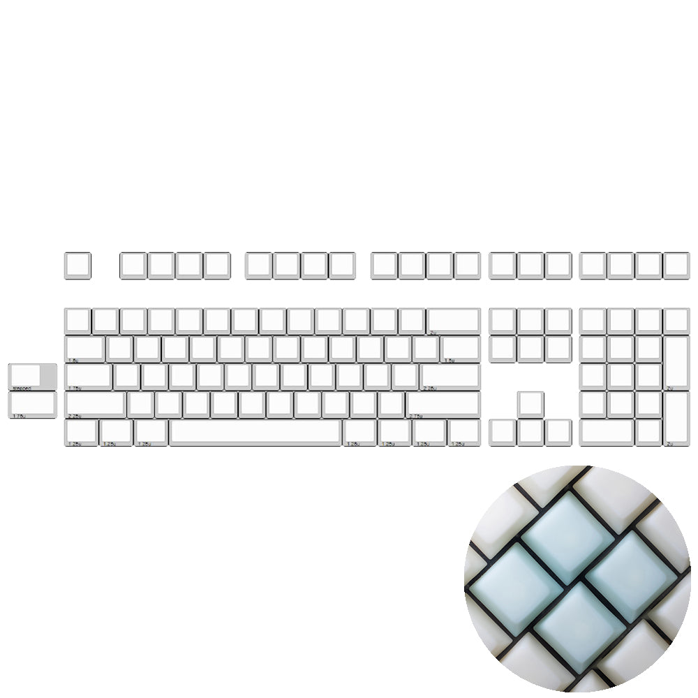 EscapeKeyboard POM JeLLY Keycaps single colour kits Ramune