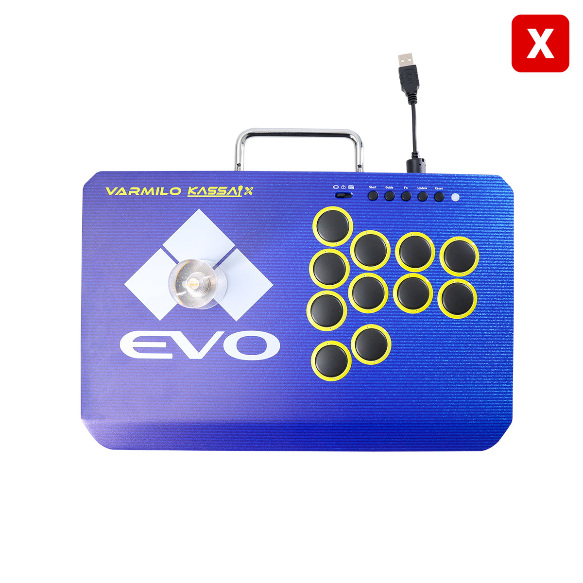VARMILO KASSAI X Evo Blue Arcade Joystick Controller for Fighting