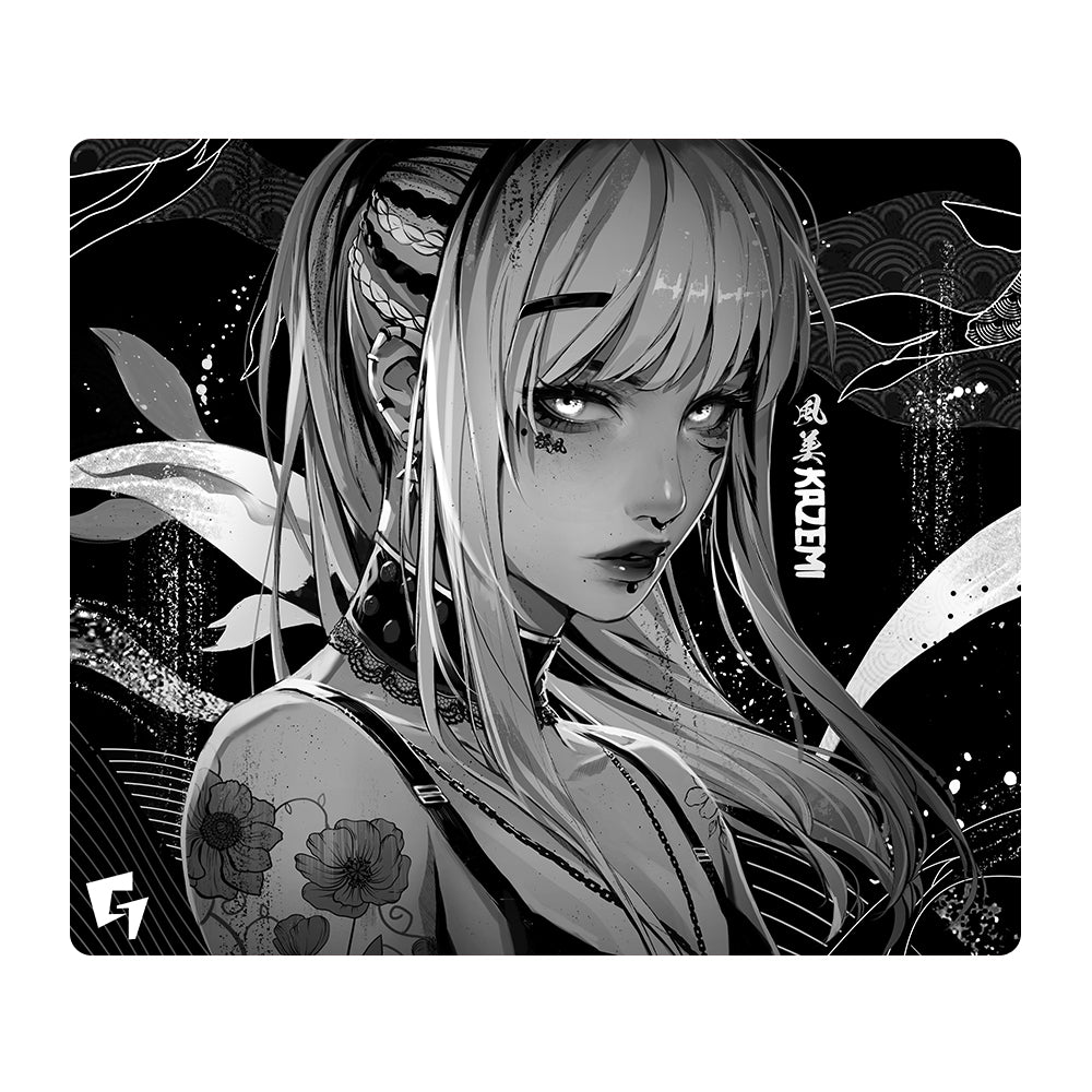 【2025年始棚卸キャンペーン】GLSSWRKS Kazemi Premium Glass Mousepad Dark 490x420mm Japan Limited Edition【他商品との同梱不可】
