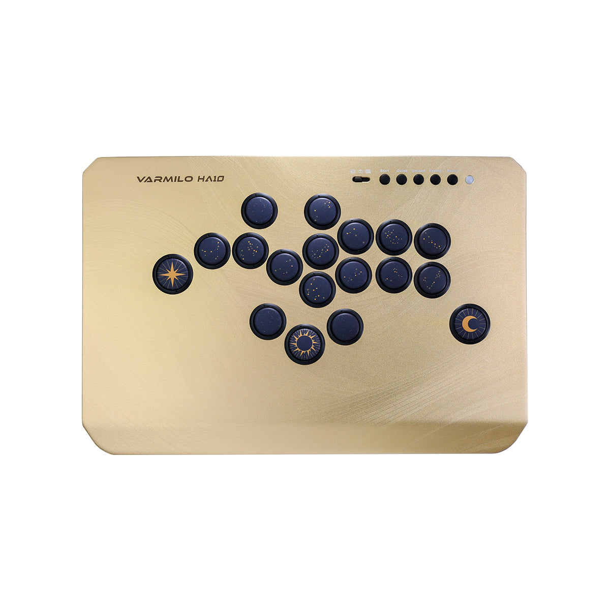 VARMILO HA10 Gold Limited Edition Leverless Arcade Controller for Fighting Games