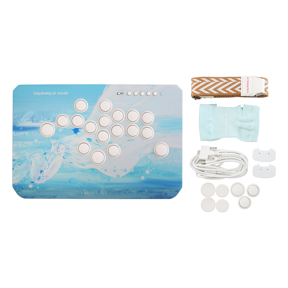 VARMILO HA10 Sea Melody Leverless Arcade Controller for Fighting Games