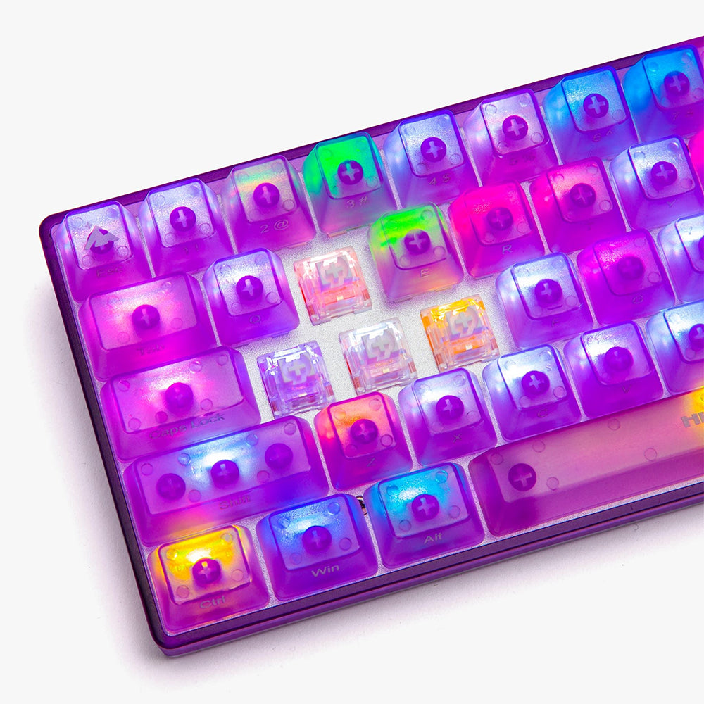 Higround Crystal Collection Basecamp 65 keyboard AMETHYST