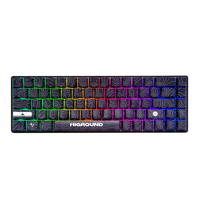 Higround Topograph Series Basecamp 65 keyboard BLACKICE