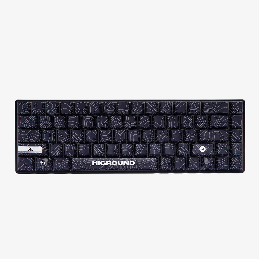 Higround Topograph Series Basecamp 65 keyboard BLACKICE
