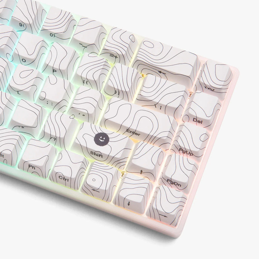 Higround Topograph Series Basecamp 65 keyboard SNOWSTONE