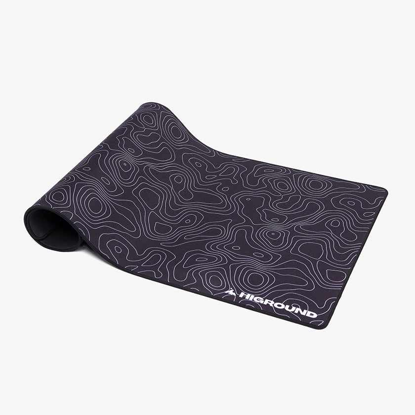 Higround Topograph Series Mousepads BLACKICE XL